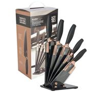 Taylor's Eye Witness Brooklyn Copper 5 Piece Fan Knife Block Set