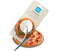 Taylors Eye Witness Aluminum Rolling Pizza Cutter Wheel - Blade with Stainless Steel Construction. Dishwasher Safe, Easily Glides Through Tough Dough with Guard to Protect Hands, Lagoon Colour