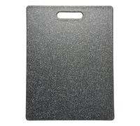 Large Black Chopping Board - 36 x 26cm Granite Effect. Hygienic, Knife Friendly When Cutting Or Preparing in The Kitchen. Scratch Resistant, Double-Sided Use, Ridged & Tough. Dishwasher Safe.