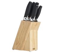 Taylor's Eye Witness Brooklyn Chrome 5 Piece Sloping Knife Block Set