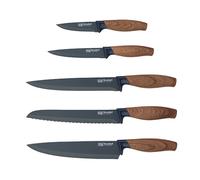 Taylor's Eye Witness Brooklyn Walnut 5 Piece Kitchen Knife Set