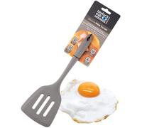 Taylors Eye Witness Grey Extra Wide Silicone Slotted Spatula - Dishwasher Safe, Heat Resistant (260°C/500°F)