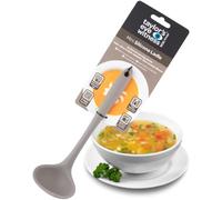 Taylors Eye Witness Grey Mini Silicone Ladle Spoon - Dishwasher Safe. Perfect for Non-Stick Pans. Hygienic Alternative to Wood. Odour, Stain & Heat Resistant (260°C/500°F). 5 Year Guarantee.