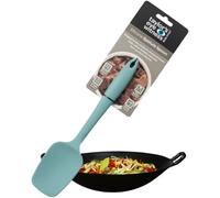 Taylors Eye Witness Large Aqua Blue Silicone Spatula Spoon - Dishwasher Safe, Heat Resistant (260°C/500°F), 27cm/11 inch