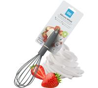 Taylors Eye Witness Large Graphite Grey Silicone Whipping Whisk - Dishwasher Safe. Sturdy Build, Non-Scratch Balloon Head. Easy Clean. Odour, Stain & Heat Resistant (260°C/500°F). 5 Year Guarantee