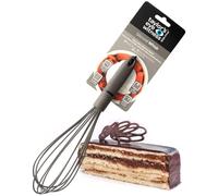 Taylors Eye Witness Large Grey Silicone Whisk - Dishwasher Safe, Non-Scratch Balloon Head, Heat Resistant (260°C/500°F)