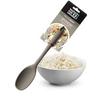 Taylors Eye Witness Large Silicone Grey Stirring Spoon - Dishwasher Safe. Perfect for Non-Stick Pans. Hygienic Alternative to Wood. Odour, Stain & Heat Resistant (260°C/500°F). 5 Year Guarantee.