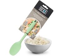 Taylors Eye Witness Mini Silicone Green Stirring Spoon - Dishwasher Safe, Heat Resistant 260°C/500°F. Perfect for Non-Stick Pans. Small Enough for Jars. Odour & Stain Resistant. 5 Year Guarantee