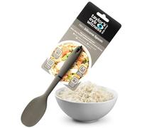 Taylors Eye Witness Mini Silicone Grey Stirring Spoon - Dishwasher Safe, Heat Resistant 260°C/500°F. Perfect for Non-Stick Pans. Small Enough for Jars. Odour & Stain Resistant. 5 Year Guarantee