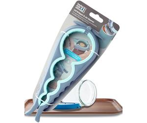 Taylors Eye Witness Multipurpose Lid Gripper & Jar Opener - Universal Bottle Cap Remover & Ring Pull Can Opener. Nonslip Kitchen Gadget for Weak Hands, Seniors & Arthritis Sufferers. Dishwasher Safe