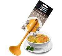 Taylors Eye Witness Mustard Yellow Mini Silicone Ladle Spoon - Dishwasher Safe. Perfect for Non-Stick Pans. Hygienic Alternative to Wood. Odour, Stain & Heat Resistant (260°C/500°F). 5 Year Guarantee.