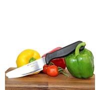 Taylors Eye Witness New Point Safe Cooks Chefs Knife - Professional Multi Purpose 10cm Cutting Edge. Unique Safety Rounded Protection with Small Utility Point. Razor Steel Blade. Fibre Grip Handle