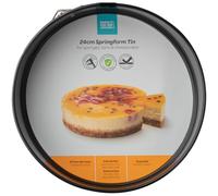 Taylors Eye Witness Nonstick Coated 24cm Springform Tin - Heavy Gauge Carbon Steel Rounded Pan with Deep Rolled Edges. for Sponges, Tarts & Cheesecakes. Oven Safe, Dishwasher Safe & PFOA Free, Black