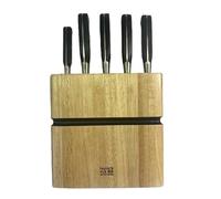 Taylors Eye Witness of Sheffield Made 5pc Sabatier Knife Block.