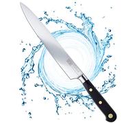 Taylors Eye Witness Oxford Professional Long Carving Knife - 20cm/8” Full Tang Blade, Top Grade Taper Ground Stainless Steel. Traditional Triple Brass Rivet Comfort Handle. Razor Sharp.