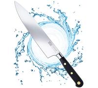Taylors Eye Witness Oxford Professional Long Chef Knife - 20cm/8” Full Tang Blade, Taper Ground Stainless Steel. Traditional Triple Brass Rivet Comfort Handle. Razor Sharp for Longer