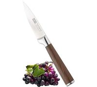 Taylors Eye Witness Portland Paring Knife - Professional 10cm/3.5 inch Multi-Use Cutting Edge. Precision Taper Ground Blade. Stainless Steel Walnut Wood Effect Handle. 10 Yr Guarantee.