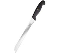Taylors Eye Witness Professional Series British Made Serrated Bread Knife - 24cm Toothed Edge with an Ultra Fine, Pointed Blade, Precision Ground from High Carbon Stainless Steel. Made in Sheffield