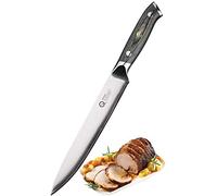 Taylors Eye Witness Quantum Pakka Wood Handle Carving Knife - 20cm / 8” Blade. Premium High Hardness Exotic Super-Steel Core, Between 66 Premium Steel Alloy Layers, Damascus Hamaguriba Grind Profile.