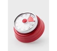 Taylors Eye Witness Retro Kitchen Timer - 59 Minute Mechanical Cooking Clock with 80 Decibel Loud Bell Alarm & Strong Magnetic Back. Battery Free Kitchen Countdown Timer for Baking & Cooking. Red