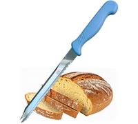 Taylors Eye Witness Sheffield Made Double Edge Bread Knife - Heavy Duty & Razor Sharp Roast Knife with Serving Prongs. Ultra Fine Precision Ground Stainless Steel Blade & Ergonomic Fibre Grip Handle