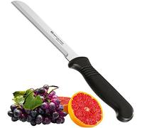 Taylors Eye Witness Sheffield Made Serrated Utility Knife - Professional Multi Purpose 9cm Cutting Edge, Saw Toothed, No Tear. Ultra Fine Blade, Precision Ground from Razor Steel. Fibre Grip Handle