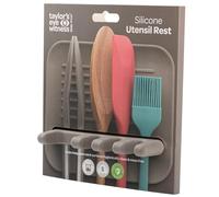 Taylors Eye Witness Silicone Utensil Rest - Heat-Resistant Non-Slip Holder, Waterproof, Dishwasher Safe Kitchen Tool. Perfect for Spoons, Spatulas & More! Modern Kitchen Counter Top Organiser