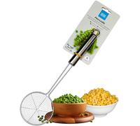 Taylors Eye Witness Stainless Steel Pea Ladle - Wire Skimmer Spider Strainer Spoon for Frying, Draining and Scooping - Heat-Resistant Spiral Mesh Ladle for Vegetables, Pasta, Dumplings and Deep Frying