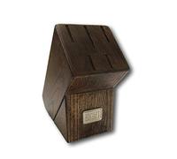 Taylors Eye Witness Syracuse Ash Knife Block - Solid Wood Supplied Empty to Hold Five Knives, Chef, Bread, Carving, Paring & Vegetable Knife. Neutral Colour to Match Your Knife Handles