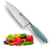 Taylors Eye Witness Syracuse Chef's/Cooks Kitchen Knife - Professional 15cm/6" Cutting Edge, Multi Use. Ultra Fine Blade, Precision Ground Razor Sharp. Soft Textured Grip. Aqua Blue Handle.