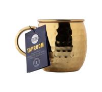 Taylors Eye Witness Taproom Gold Coloured Stainless-Steel Cocktail Moscow Mule - 500ml (17fl oz) Hammered Stainless Steel Mug with Handle, for Cocktails, Whiskey, Beer, Ice Drinks.