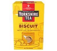Yorkshire Tea Biscuit Brew Tea Bags, 40 each