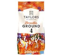 Taylors of Harrogate Brasilia Ground Coffee, Roast 4, 200 g Bag (Pack of 1)