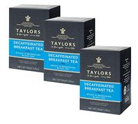 Taylors of Harrogate Decaffeinated Breakfast Tea 3 x 20 Wrapped & Tagged Bags