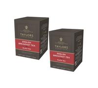 Taylors of Harrogate | English Breakfast Té Nero Pieno e Luminoso - 2 x 20 Bustine di Tè (100 Gr)