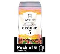 Taylors of Harrogate Flying Start Ground Coffee, 200 g (Pack of 6 - Total 1.2kg)