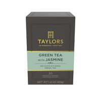 Taylors of Harrogate Green Tea with Jasmine 20 individually wrapped bags with tags
