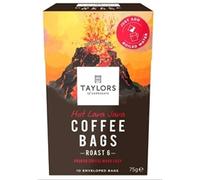 Taylors of Harrogate Hot Lava Java Coffee, 10 Enveloped Bags, 75 g (Pack of 1)