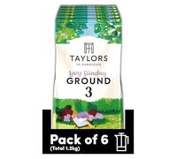 Taylors of Harrogate Lazy Sunday Ground Coffee, 200 g (Pack of 6 - Total 1.2kg)