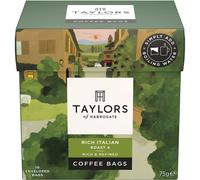 Taylors of Harrogate, Roast 4, Rich Italian Coffee Bags, 10 Enveloped Bags (Pack of 1)