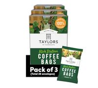 Taylors of Harrogate Coffee Bags Ground Almond, Dark Chocolate Arabica Pack of 10
