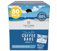 Taylors of Harrogate Decaffe Coffee Bags, 80 Enveloped Bags