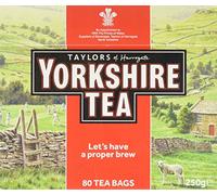 Taylors of Harrogate Yorkshire Tea 250grams (Pack of 80 Tea Bags)