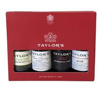 Taylors Port Miniature Gift Set 4 x 5cl Fine Tawny, Chip Dry, Select Reserve & LBV Port