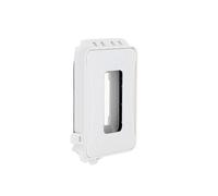 TayMac ML500W Single-Gang Horizontal/Vertical Mount Weatherproof Expandable Low Profile Extra Duty While in Use Cover, 15A, White