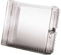 TayMac ZTC100 Plastic Thermostat Cover Low Profile, Small, Clear (Pack of 5)