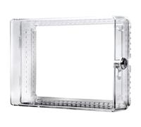 TayMac ZTC200 Thermostat Cover Low Profile Medium | Heavy Duty Polycarbonate, Low Profile, Lockable Thermostat Cover, Two Keys Included, Rotating Removable Hinge, 7.5 in. Wide