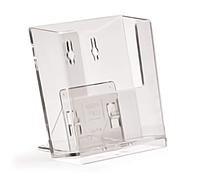 Taymar Brochure Holder, DIN A6 Postcard Format, Transparent Polystyrene