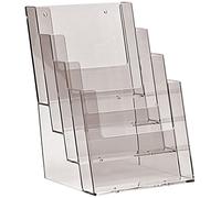 Taymar Four Tier Acrylic Dispenser for A5 Leaflets and Brochures