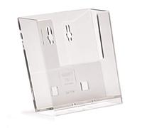 taymar Wall Brochure Holder in Postcard Format DIN A6 for Wall Mounting